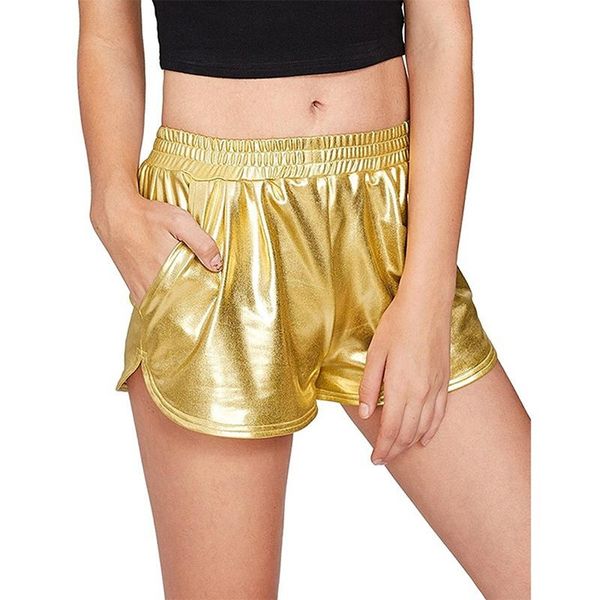 women's shorts women casual solid color bright leather short soft elastic high waist pocket ladies fashion sexy, White;black
women's shorts women casual solid color bright leather short soft elastic high waist pocket ladies fashion sexy, White;black