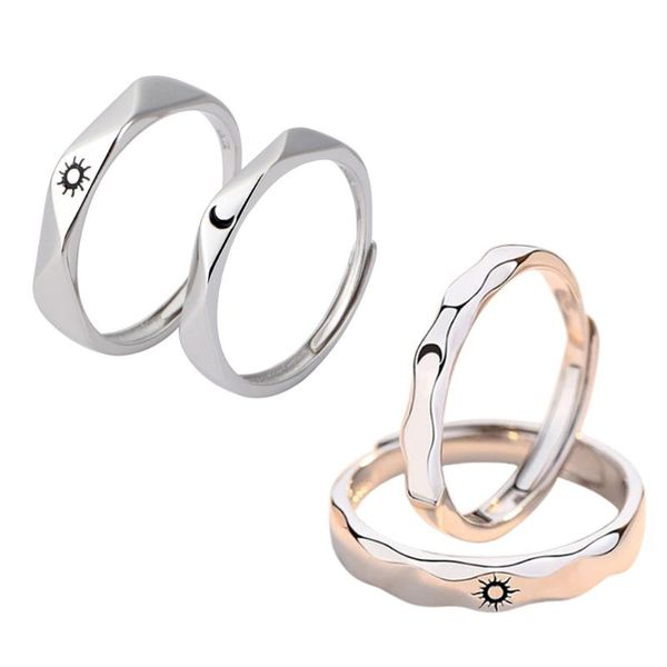 wedding rings 1 pair sun moon lover couple set valentine's day gift promise bands men women jewellery, Slivery;golden
wedding rings 1 pair sun moon lover couple set valentine's day gift promise bands men women jewellery, Slivery;golden