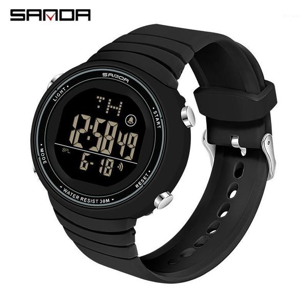 brand digital watch for mens sports water resistant alarm satch black diving swimming reloj hombre wristwatches, Slivery;brown
brand digital watch for mens sports water resistant alarm satch black diving swimming reloj hombre wristwatches, Slivery;brown