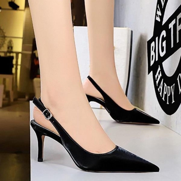 dress shoes women hollow pumps high heel sandals solid color buckle strap ladies female business party lady, Black
dress shoes women hollow pumps high heel sandals solid color buckle strap ladies female business party lady, Black