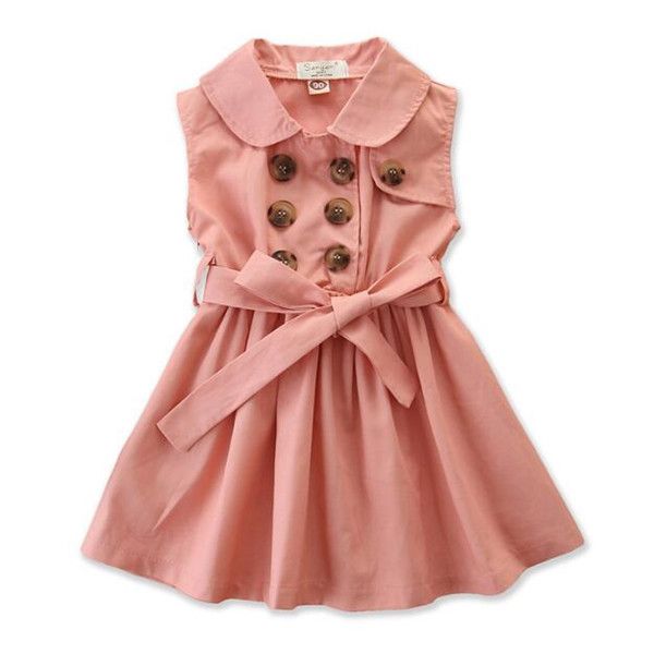 fashion kids girls dresses sleeveless double-breasted dress doll collar girls skirt summer children clothes, Red;yellow
fashion kids girls dresses sleeveless double-breasted dress doll collar girls skirt summer children clothes, Red;yellow