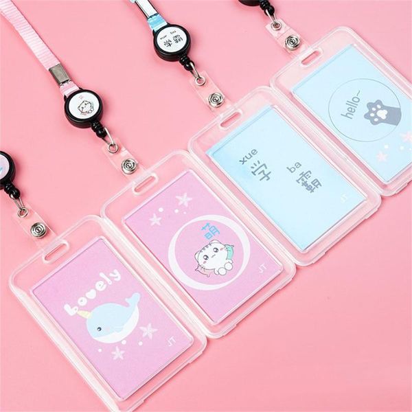 card holders credit cover case kids gift with reel lanyard bank bus cartoon cat retractable holder id, Brown;gray
card holders credit cover case kids gift with reel lanyard bank bus cartoon cat retractable holder id, Brown;gray
