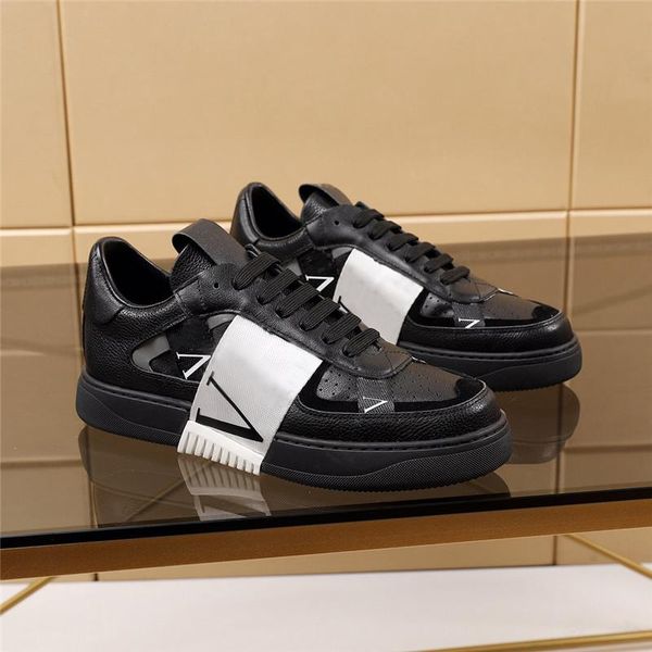 designer casual shoes patchwork trendy sneakers punk rivets low mens genuine leather skateboard shoe studded sport skateboarding trainers eu, Black
designer casual shoes patchwork trendy sneakers punk rivets low mens genuine leather skateboard shoe studded sport skateboarding trainers eu, Black