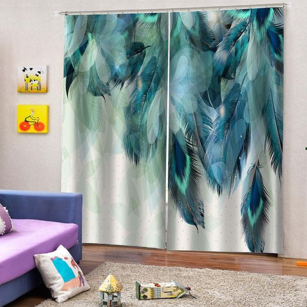 home decoration blackout 3d curtain stereoscopic lifelike blue feather curtain
home decoration blackout 3d curtain stereoscopic lifelike blue feather curtain