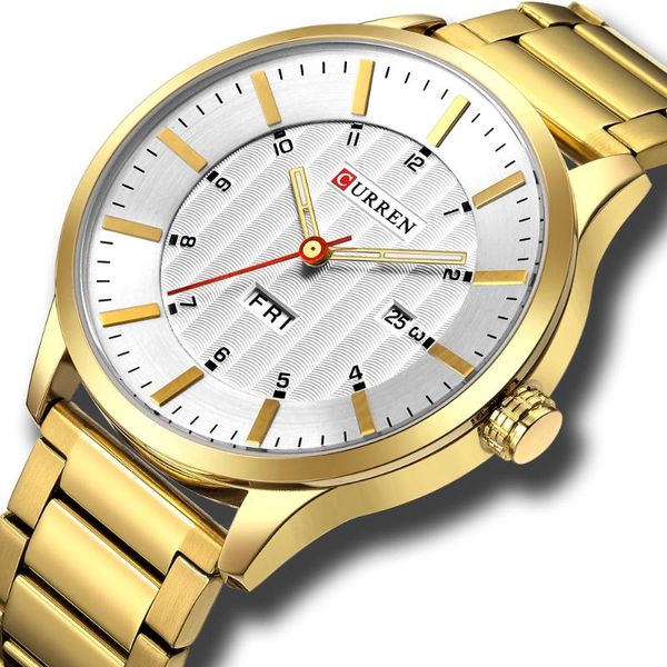 wristwatches curren fashion quartz men watches stainless steel date casual calendar man watch male business relogio masculino, Slivery;brown
wristwatches curren fashion quartz men watches stainless steel date casual calendar man watch male business relogio masculino, Slivery;brown