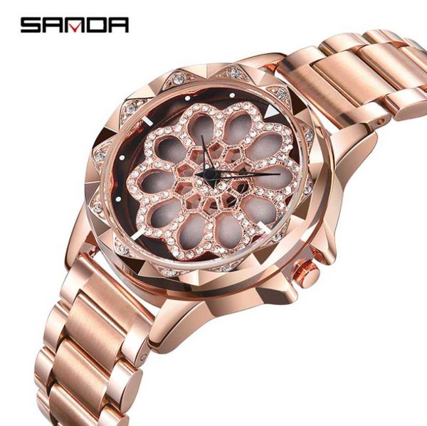 fashion women watch unique flower rotating dial quartz wristwatch milan mesh belt magnet buckle relogio feminino 233 wristwatches, Slivery;brown
fashion women watch unique flower rotating dial quartz wristwatch milan mesh belt magnet buckle relogio feminino 233 wristwatches, Slivery;brown