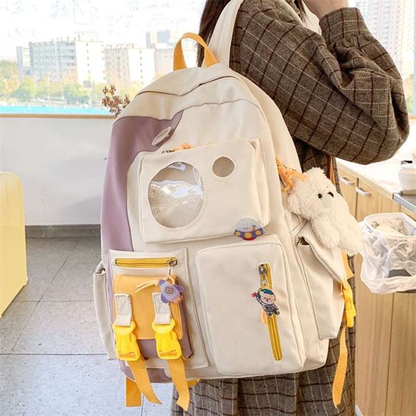 joypessie fashion waterproof women backpack cute nylon rucksack bookbag for teenager kawaii girls schoolbag travel bag mochila 210929
joypessie fashion waterproof women backpack cute nylon rucksack bookbag for teenager kawaii girls schoolbag travel bag mochila 210929
