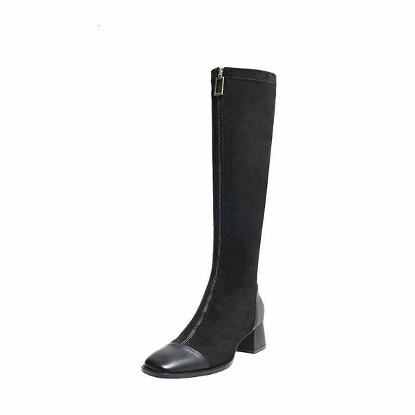 boots lenkisen big size equestrian natural leather pendant mixed cloth square toe thick med heel zipper knee-high l7f2 x2f5, Black
boots lenkisen big size equestrian natural leather pendant mixed cloth square toe thick med heel zipper knee-high l7f2 x2f5, Black