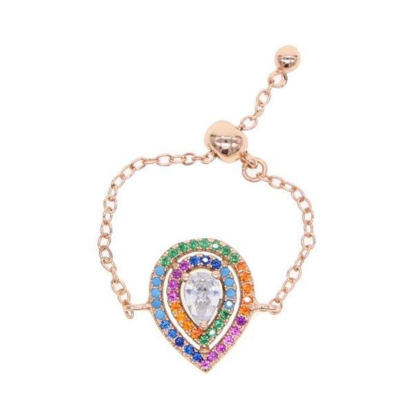 cluster rings 2021 colorful cubic zirconia tear drop charm chain adjust ring fashion franch european women gift midi finger jewelry, Golden;silver
cluster rings 2021 colorful cubic zirconia tear drop charm chain adjust ring fashion franch european women gift midi finger jewelry, Golden;silver