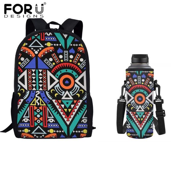 backpack forudesigns vintage tribal art design school large capacity bookbags for student and water bottle cup covers 2pcs set
backpack forudesigns vintage tribal art design school large capacity bookbags for student and water bottle cup covers 2pcs set