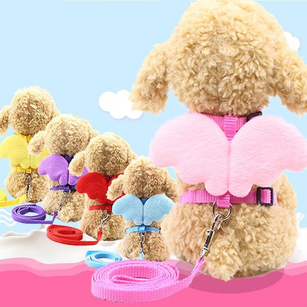 dog collars & leashes small medium sized pet angel cartoon doll chest back wing traction wear cat rope collar harnes supplies
dog collars & leashes small medium sized pet angel cartoon doll chest back wing traction wear cat rope collar harnes supplies