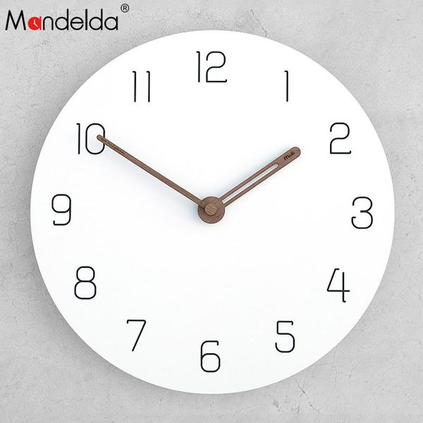 wall clocks mandelda wooden 12inch clock silent digital home decor modern design for living room
wall clocks mandelda wooden 12inch clock silent digital home decor modern design for living room