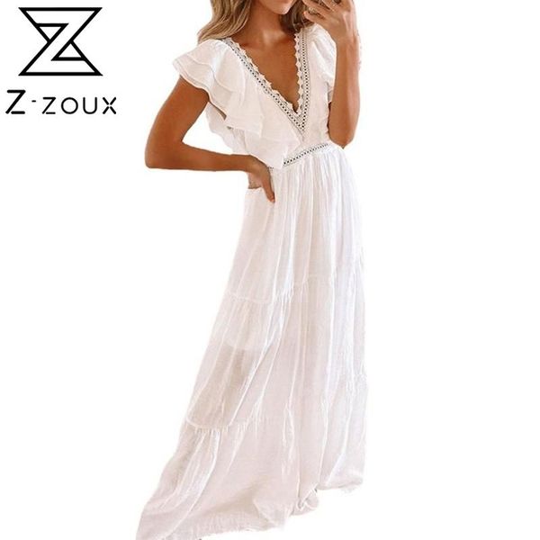women dress deep v neck summer bohemia ruffles high waist large hem maxi es plus size beach es 210524, Black;gray
women dress deep v neck summer bohemia ruffles high waist large hem maxi es plus size beach es 210524, Black;gray
