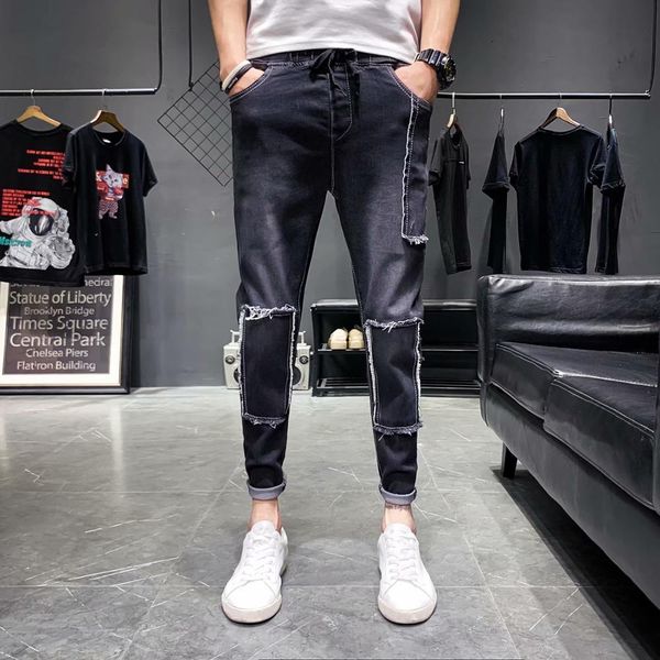 men's jeans wholesale spring autumn exquisite men's non-iron ankle length pencil pants fashion urban leisure teenagers jeans 8yqw, Blue
men's jeans wholesale spring autumn exquisite men's non-iron ankle length pencil pants fashion urban leisure teenagers jeans 8yqw, Blue