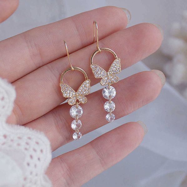 fashion brand jewelry 14k real gold fleece dangle for women poison shining zirkoon long earrings, Golden
fashion brand jewelry 14k real gold fleece dangle for women poison shining zirkoon long earrings, Golden