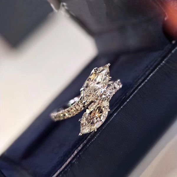 luxury crystal white zircon opening ring creative double leaf engagement rings for women wedding vintage bride silver color, Slivery;golden
luxury crystal white zircon opening ring creative double leaf engagement rings for women wedding vintage bride silver color, Slivery;golden