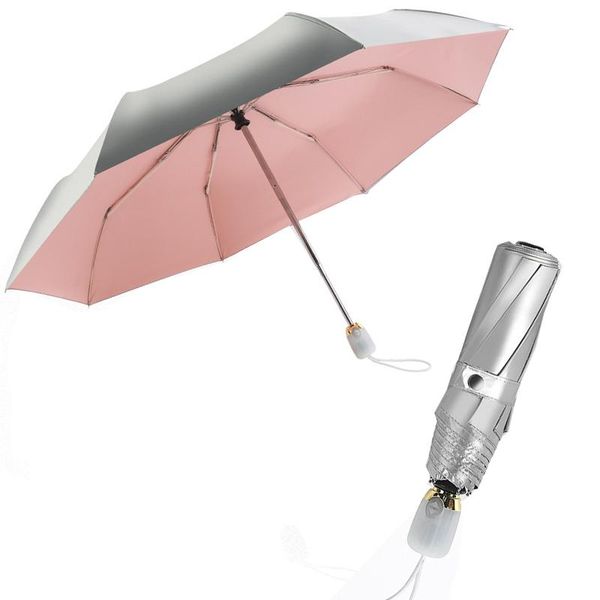 umbrellas automatic sun umbrella three folding sliver coating portable sunscreen anti-uv women parasols summer beach paraguas
umbrellas automatic sun umbrella three folding sliver coating portable sunscreen anti-uv women parasols summer beach paraguas