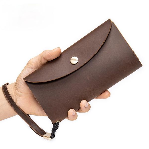 wallets retro handbag men's crazy horse leather wallet multi-card bit rfid anti-theft coin purse clutch, Red;black
wallets retro handbag men's crazy horse leather wallet multi-card bit rfid anti-theft coin purse clutch, Red;black