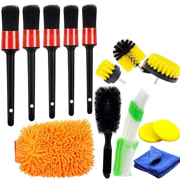 car washer cleaning brush set, 14 pcs detail brushes, for interior, exterior, engine, vents, dashboard,emblems
car washer cleaning brush set, 14 pcs detail brushes, for interior, exterior, engine, vents, dashboard,emblems