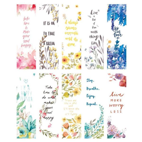 bookmark 30pcs/set beautiful flowers bookmarks book separation small supplies office school page literary fresh n1s7
bookmark 30pcs/set beautiful flowers bookmarks book separation small supplies office school page literary fresh n1s7