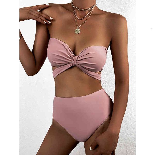solid bikinis women high waist swimwear halter push up bathing suit beachwear bandeau biquini female swim, White;black
solid bikinis women high waist swimwear halter push up bathing suit beachwear bandeau biquini female swim, White;black