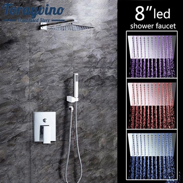 torayvino 8"led 8" without led luxury bathrome bathtub rainfall shower head chrome polished wall mounted swivel mixer set bathroom
torayvino 8"led 8" without led luxury bathrome bathtub rainfall shower head chrome polished wall mounted swivel mixer set bathroom