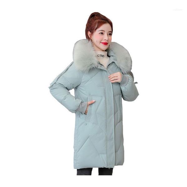 women medium long winter jacket detachable fur collar hooded windproof down oversize cotton padded parkas outwear coat1, Black
women medium long winter jacket detachable fur collar hooded windproof down oversize cotton padded parkas outwear coat1, Black