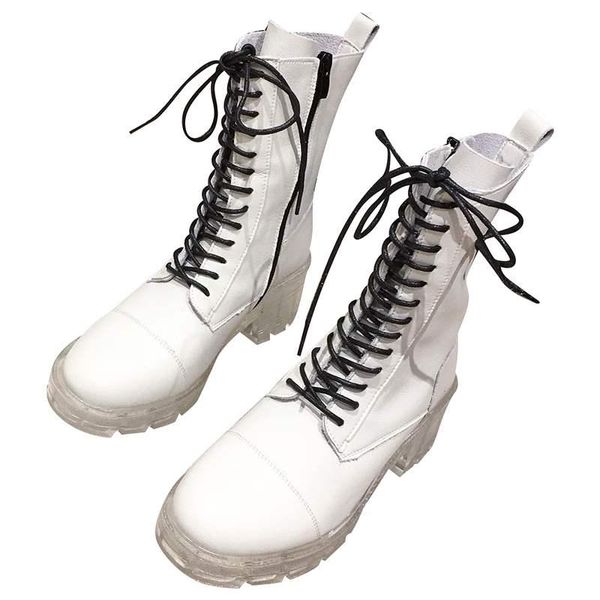 boots fashion white ankle for women transparent crystal thick bottom lace-up botas mujer winter shoes zapatos de, Black
boots fashion white ankle for women transparent crystal thick bottom lace-up botas mujer winter shoes zapatos de, Black