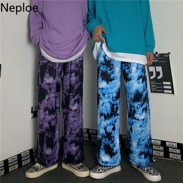 neploe 2021 autumn vintage wide leg pants women elastic waist harajuku tie-dye trouse female man streetwear bf style pantalon women's &, Black;white
neploe 2021 autumn vintage wide leg pants women elastic waist harajuku tie-dye trouse female man streetwear bf style pantalon women's &, Black;white