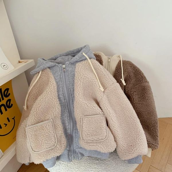 jackets 2021 girls boys fleece hooded coat winter fashion jacket kids clothes 2-8 years, Blue;gray
jackets 2021 girls boys fleece hooded coat winter fashion jacket kids clothes 2-8 years, Blue;gray