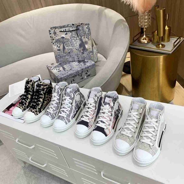 women oblique printed canvas casual shoes sneaker men high embroidery print sneakers fashion designer couples runners trainers shoe with box, Black
women oblique printed canvas casual shoes sneaker men high embroidery print sneakers fashion designer couples runners trainers shoe with box, Black