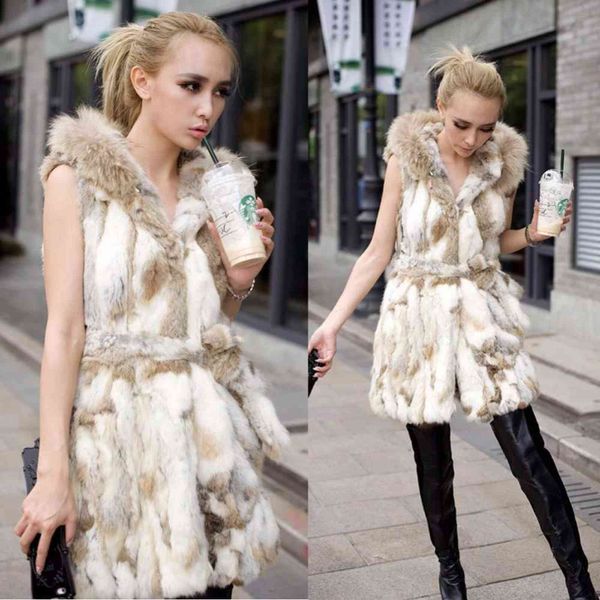 ethel anderson women real rabbit fur vest hooded fur gilet sleeveless jacket real rabbit waistcoat long style c0929, Black
ethel anderson women real rabbit fur vest hooded fur gilet sleeveless jacket real rabbit waistcoat long style c0929, Black