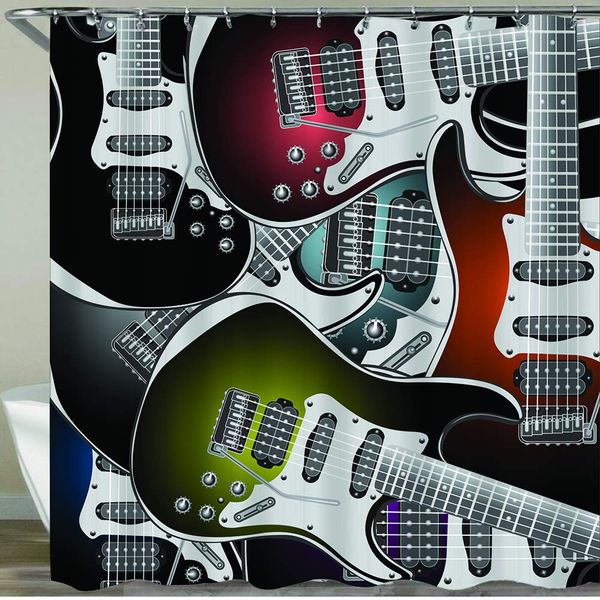 shower curtain,electric guitars background bath curtain closet curtain home bathroom decor cloth fabric set with hooks
shower curtain,electric guitars background bath curtain closet curtain home bathroom decor cloth fabric set with hooks