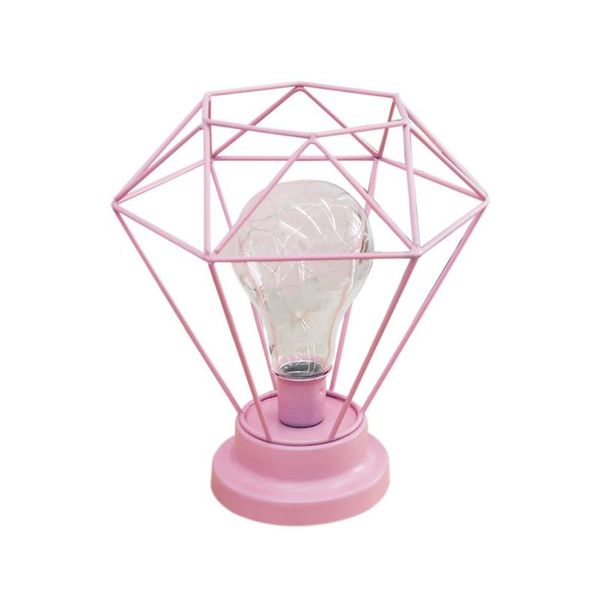 party decoration fashion diamond shape desk lamp battery powered bedroom tablet night light with switch iron art pography props
party decoration fashion diamond shape desk lamp battery powered bedroom tablet night light with switch iron art pography props