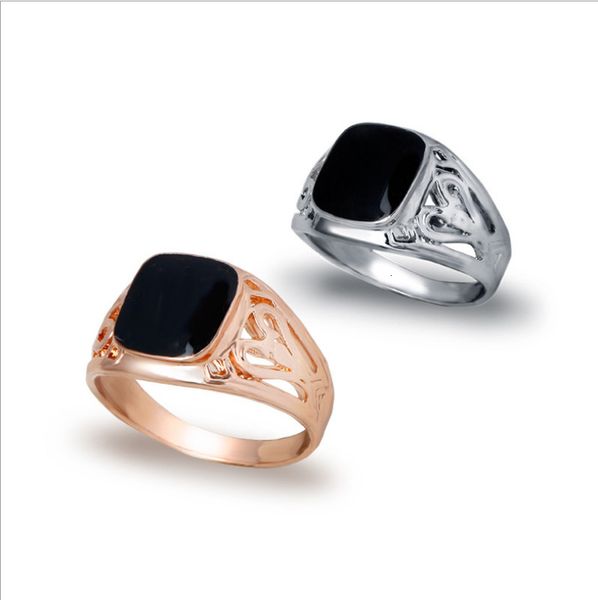fashion personality color oil dripping hollow carved ring small hand ornament, Silver
fashion personality color oil dripping hollow carved ring small hand ornament, Silver
