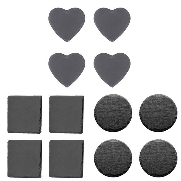 mats & pads 4 pieces rustic round/heart/square slate stone coasters inch handmade for bar and home
mats & pads 4 pieces rustic round/heart/square slate stone coasters inch handmade for bar and home