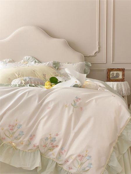 bedding sets luxury embroidered cotton lotus leaf lace set pure color duvet cover bed linens pillow cases 4pcs
bedding sets luxury embroidered cotton lotus leaf lace set pure color duvet cover bed linens pillow cases 4pcs