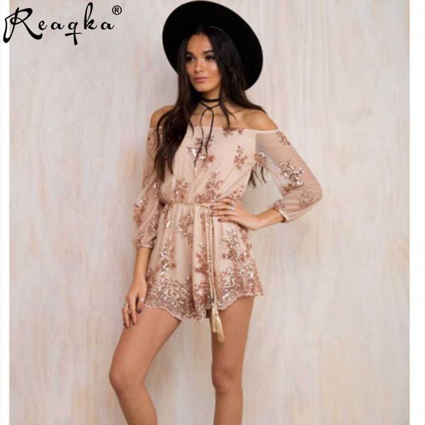 reaqka summer women's one shoulder long sleeve one-piece pants mesh splicing sequin embroidery tassel casual girls' clothing jumps, Black;white
reaqka summer women's one shoulder long sleeve one-piece pants mesh splicing sequin embroidery tassel casual girls' clothing jumps, Black;white