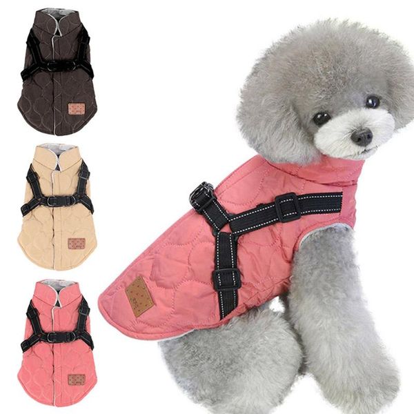 dog apparel winter ski suit warm jacket plus velvet padded reflective parka coat with durable chest strap
dog apparel winter ski suit warm jacket plus velvet padded reflective parka coat with durable chest strap