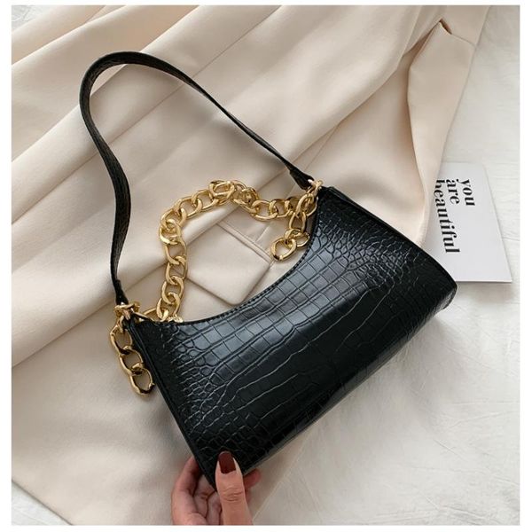 fashion all-match women's shoulder bag crocodile pattern underarm temperament chain handbag trend zipper bags for women 2021
fashion all-match women's shoulder bag crocodile pattern underarm temperament chain handbag trend zipper bags for women 2021