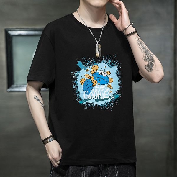 summer fashion men's t-shirts body round neck pullover men's half sleeve base shirt pure cotton wear simple pattern printing tees, White;black
summer fashion men's t-shirts body round neck pullover men's half sleeve base shirt pure cotton wear simple pattern printing tees, White;black