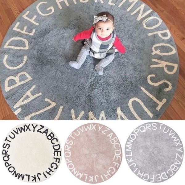 120cm letter round area rug carpets kids baby play games mat antiskid living room bedroom decor
120cm letter round area rug carpets kids baby play games mat antiskid living room bedroom decor
