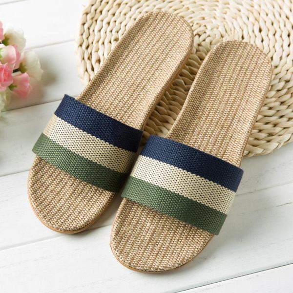 slippers women's indoor fashion anti-slip linen home open toe flat shoes beach claquette femme chaussure, Black
slippers women's indoor fashion anti-slip linen home open toe flat shoes beach claquette femme chaussure, Black