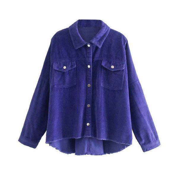 tangada women purple corduroy jacket coat turn down collar ladies long sleeve loose oversize boy friend coat 4m52 210609, Black;brown
tangada women purple corduroy jacket coat turn down collar ladies long sleeve loose oversize boy friend coat 4m52 210609, Black;brown