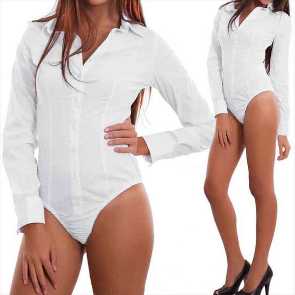 shirt bodysuit women career style slim lapel bodysuits long sleeve button shirts women overalls body mujer ropa mujer, Black;white
shirt bodysuit women career style slim lapel bodysuits long sleeve button shirts women overalls body mujer ropa mujer, Black;white