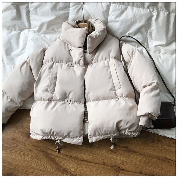 doudoune loose casual warm stand collar pockets clothing women down ets puffer bubble winter warm coat, Black
doudoune loose casual warm stand collar pockets clothing women down ets puffer bubble winter warm coat, Black