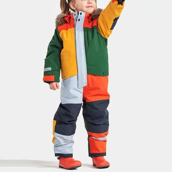 down coat children ski skiing jumpsuit boys girls winter outdoor warm windproof waterproof snowboard suit kids jacket+pants set, Blue;gray
down coat children ski skiing jumpsuit boys girls winter outdoor warm windproof waterproof snowboard suit kids jacket+pants set, Blue;gray