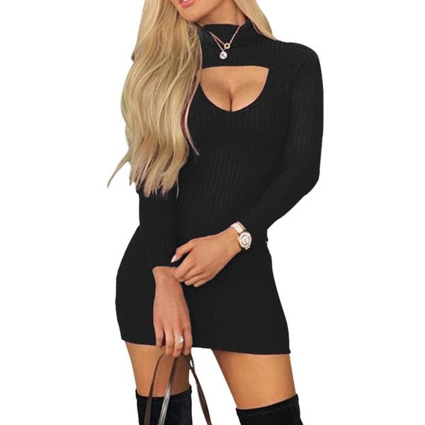 casual dresses gniherii knitted spring autumn women's turtleneck long sleeve dress hollow out bodycon mini clubwear mujer, Black;gray
casual dresses gniherii knitted spring autumn women's turtleneck long sleeve dress hollow out bodycon mini clubwear mujer, Black;gray