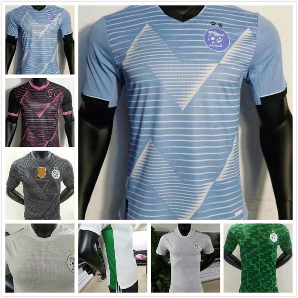 player version algerie 2021 2022 soccer jerseys mahrez feghouli bennacer atal 21 22 algeria football kits shirt, Black;yellow
player version algerie 2021 2022 soccer jerseys mahrez feghouli bennacer atal 21 22 algeria football kits shirt, Black;yellow