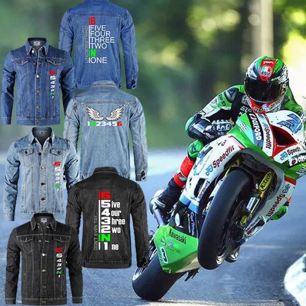 men's jackets biker 1n23456 motorcycle denim jacket men casual lapel single breasted jeans mens coat moto, Black;brown
men's jackets biker 1n23456 motorcycle denim jacket men casual lapel single breasted jeans mens coat moto, Black;brown